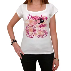 05, Dresden, Women's Short Sleeve Round Neck T-shirt 00008