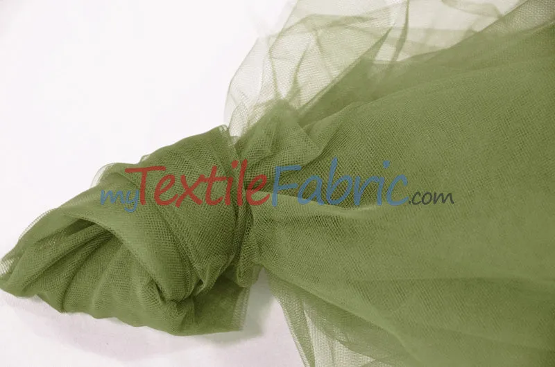 108" Wide Bridal Tulle | Nylon Tulle Illusion Fabric | Soft Bridal Veil & Decor | 3x3 Sample Swatch