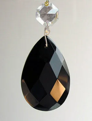 2-1/2" Black Teardrop Prism