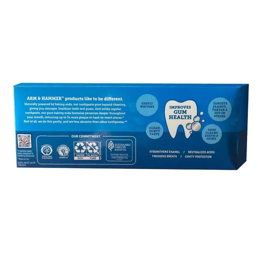 A&H  - Peroxicare Toothpaste, Clean Mint, Fluoride, Twin Pack - 6 Oz - 6 Pack