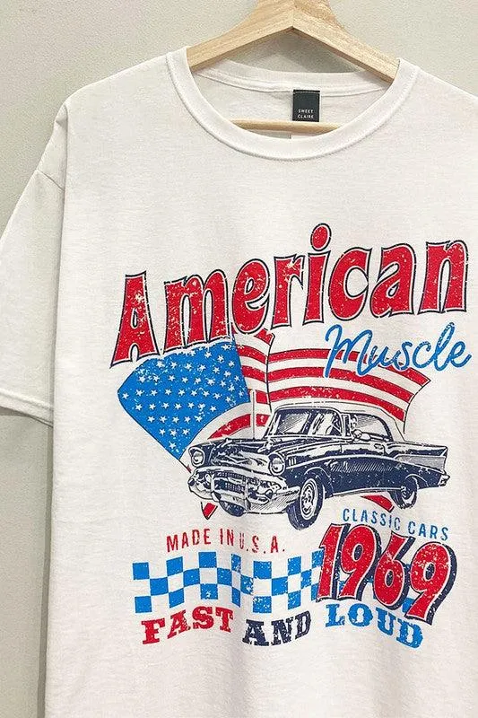 American Muscle Graphic Tee S-XL