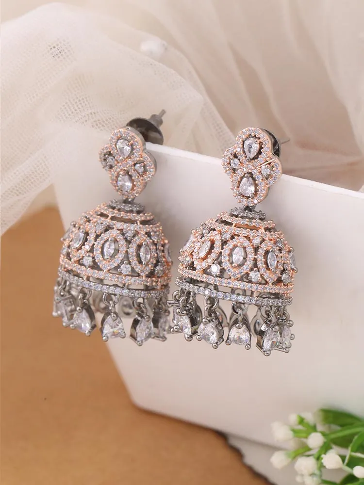 Antique Laurenza Zirconia Jhumkis