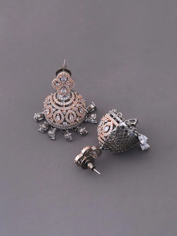 Antique Laurenza Zirconia Jhumkis