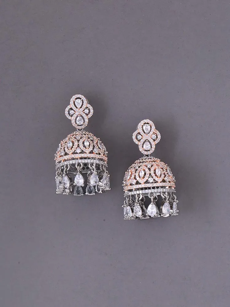 Antique Laurenza Zirconia Jhumkis