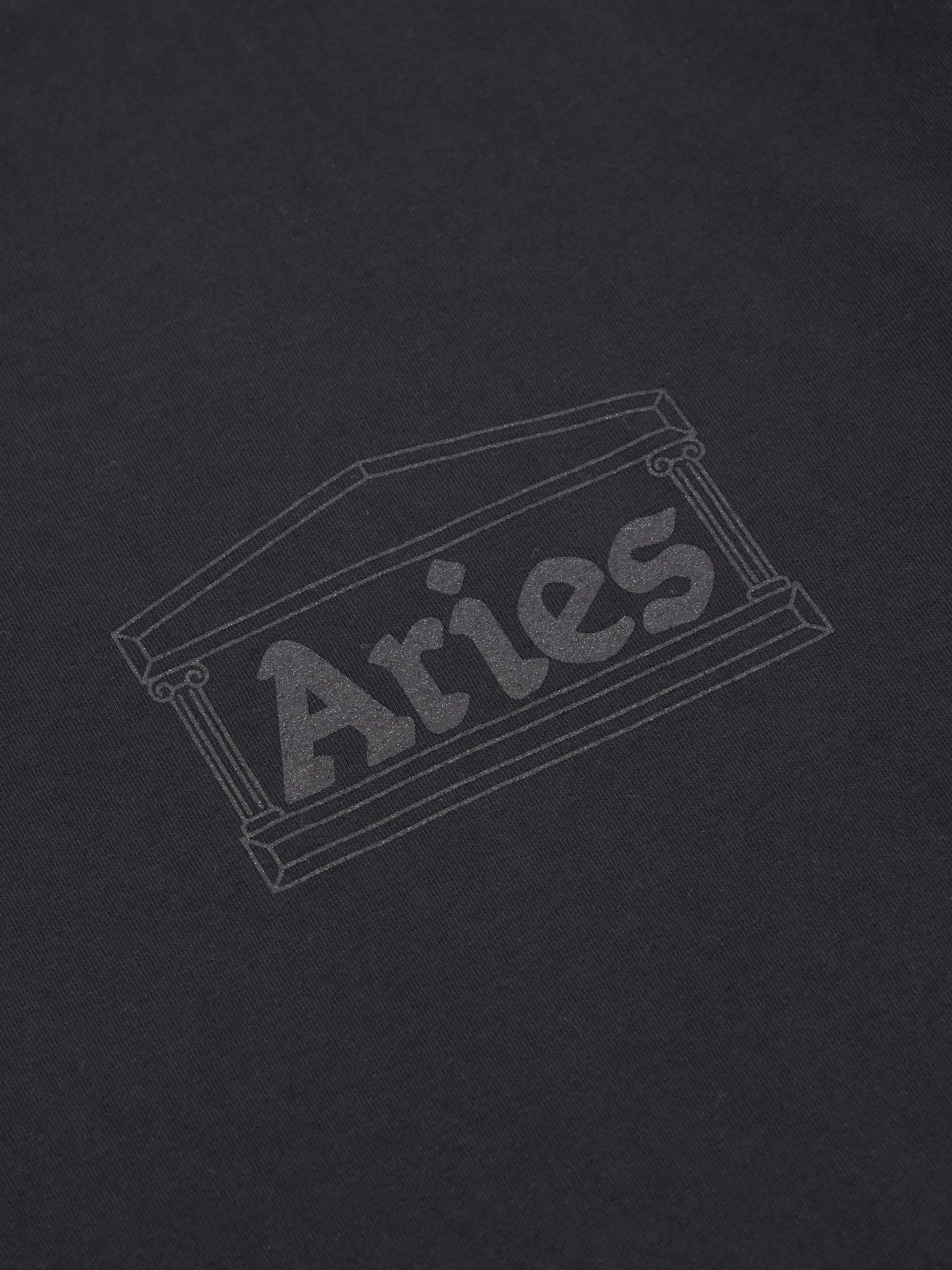 Aries Temple Short Sleeve T-Shirt W - Black