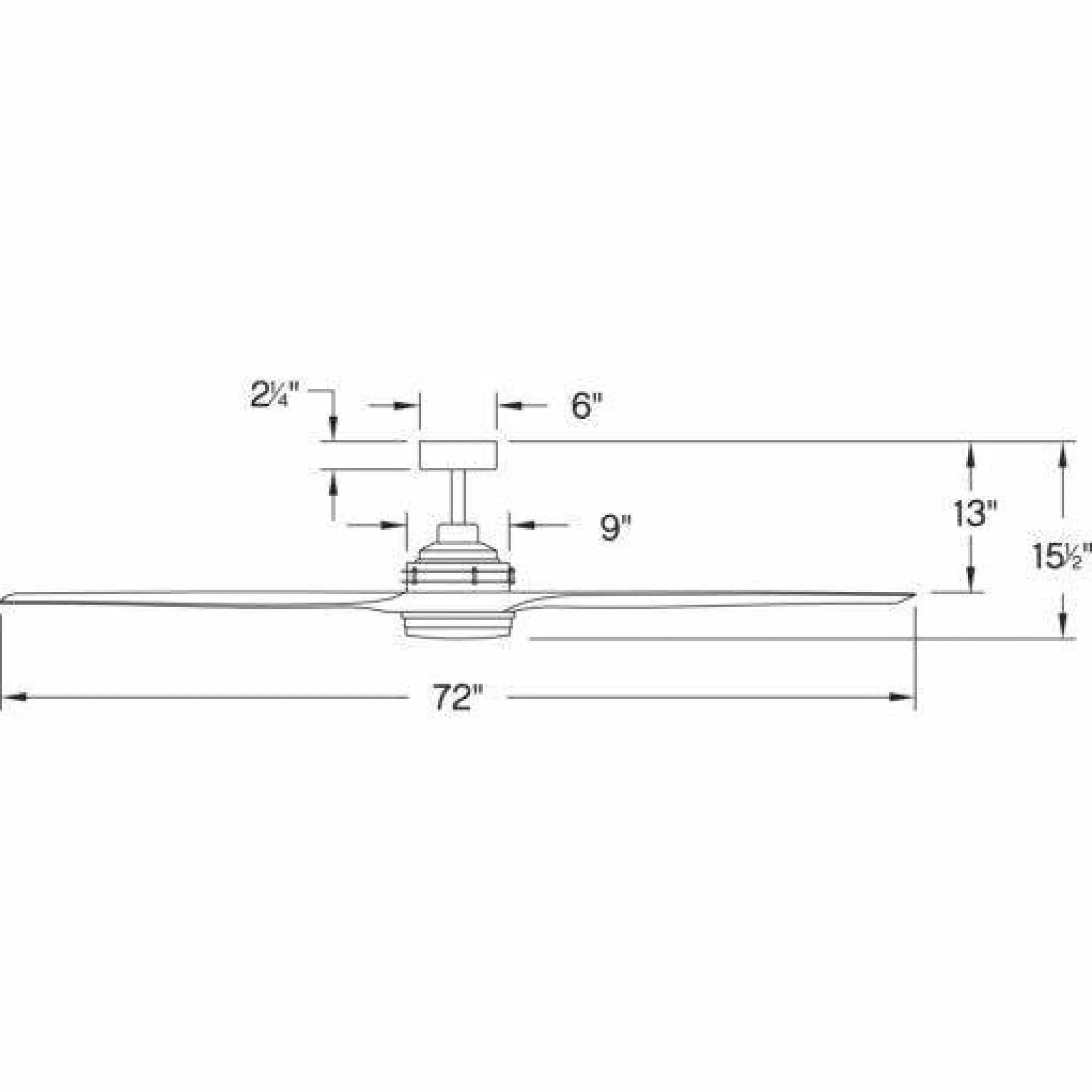 Artiste 72" LED Fan - Nickel/Silver