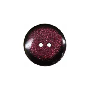 Attractive Button - 15mm (⅝″), 2 Hole, Wine - 3 count