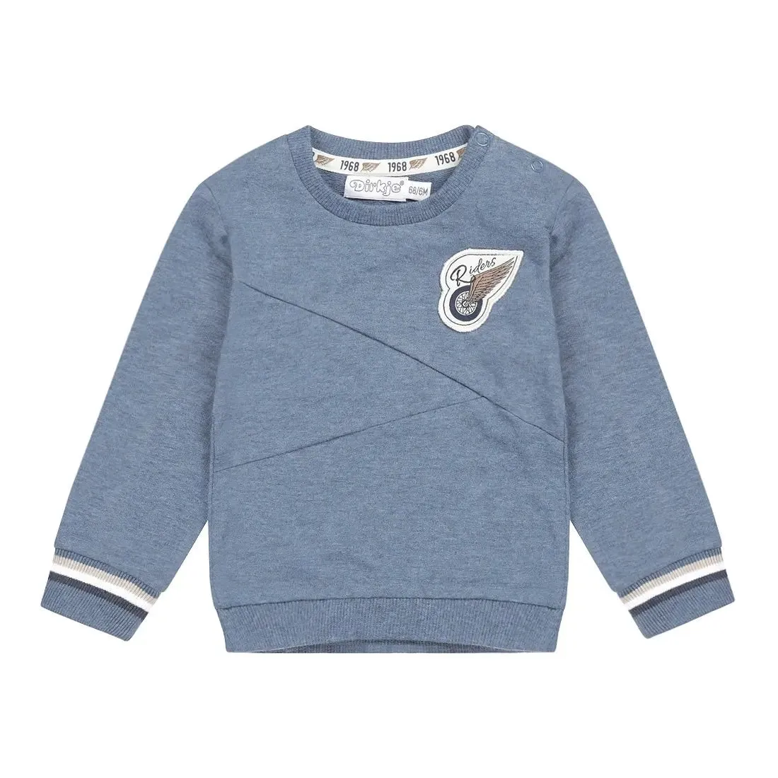 Baby & Toddler Boys Jumper Blue Melange | Dirkje