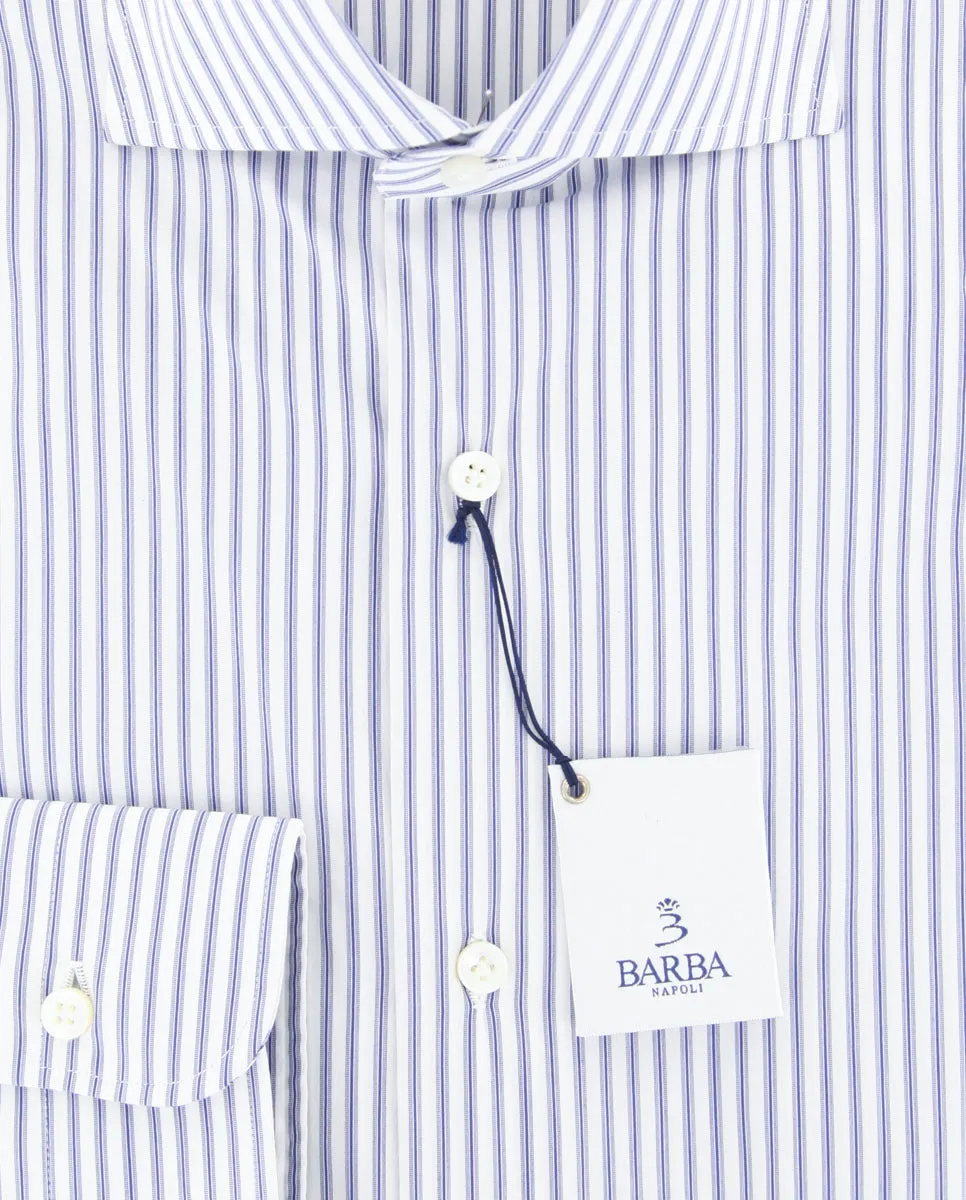 Barba Napoli Blue Shirt - Extra Slim