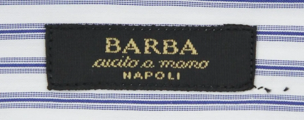 Barba Napoli Blue Shirt - Extra Slim