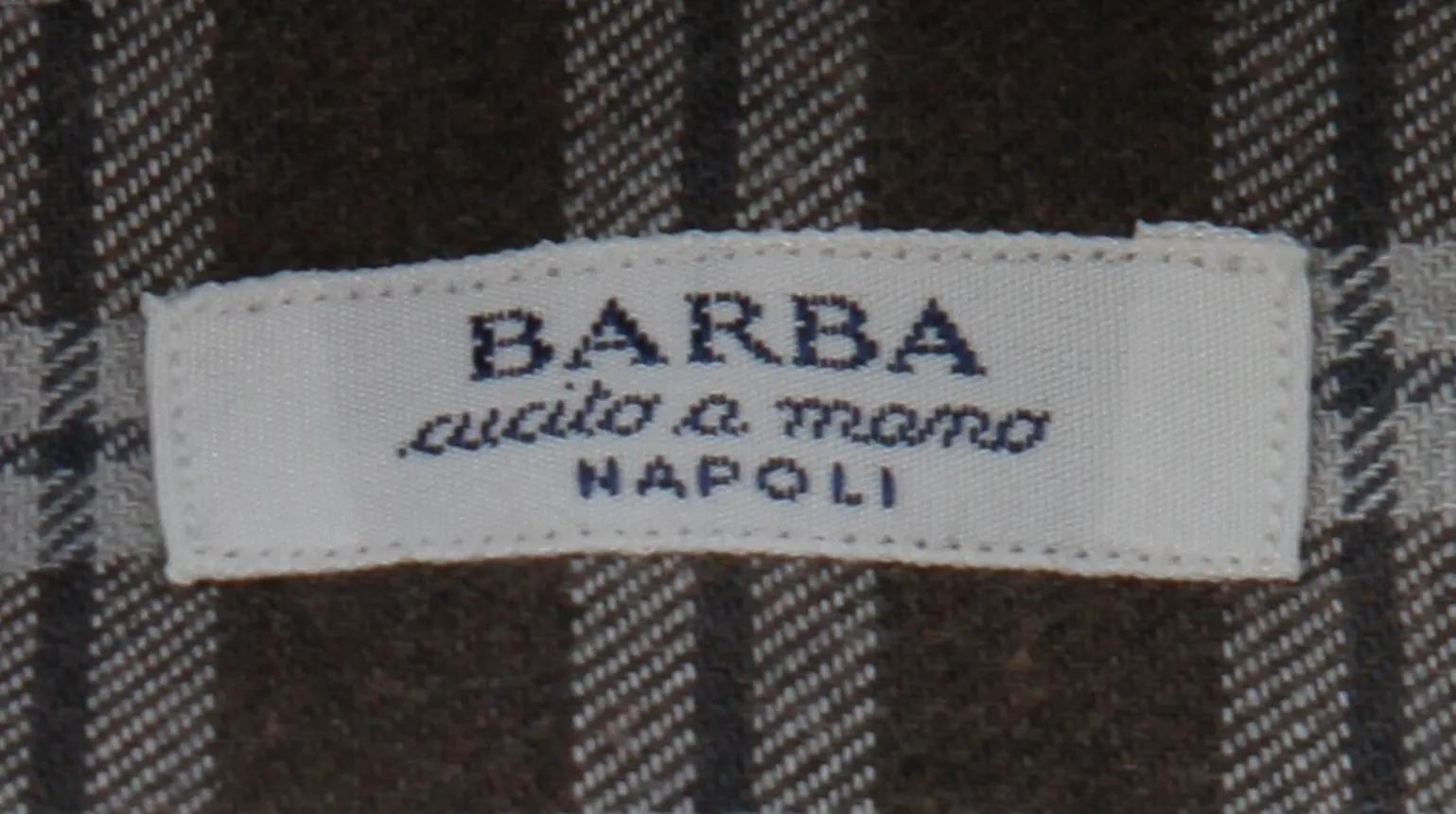 Barba Napoli Brown Shirt - Slim