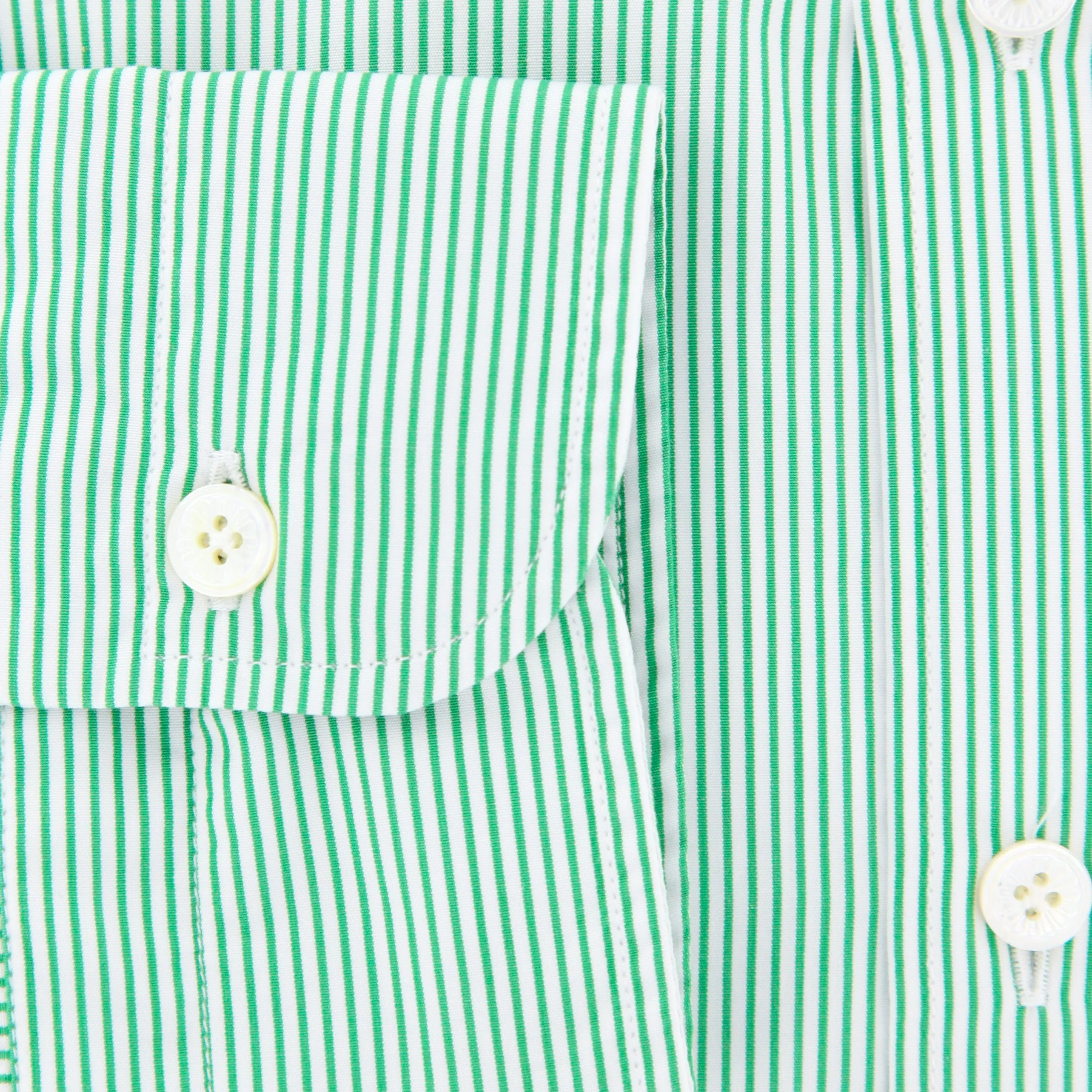 Barba Napoli Green Shirt - Extra Slim