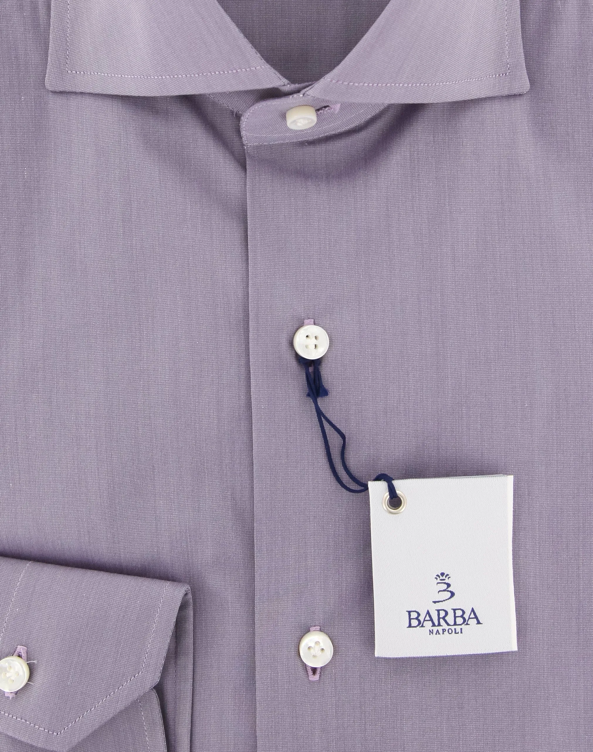 Barba Napoli Purple Shirt - Extra Slim