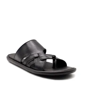 Black Casual Chappal 110027