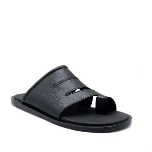 Black Casual Chappal M00100004