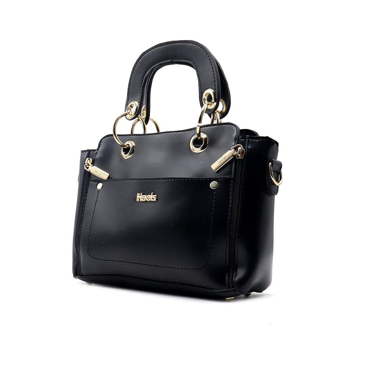 Black Casual Hand Bag P00P01167