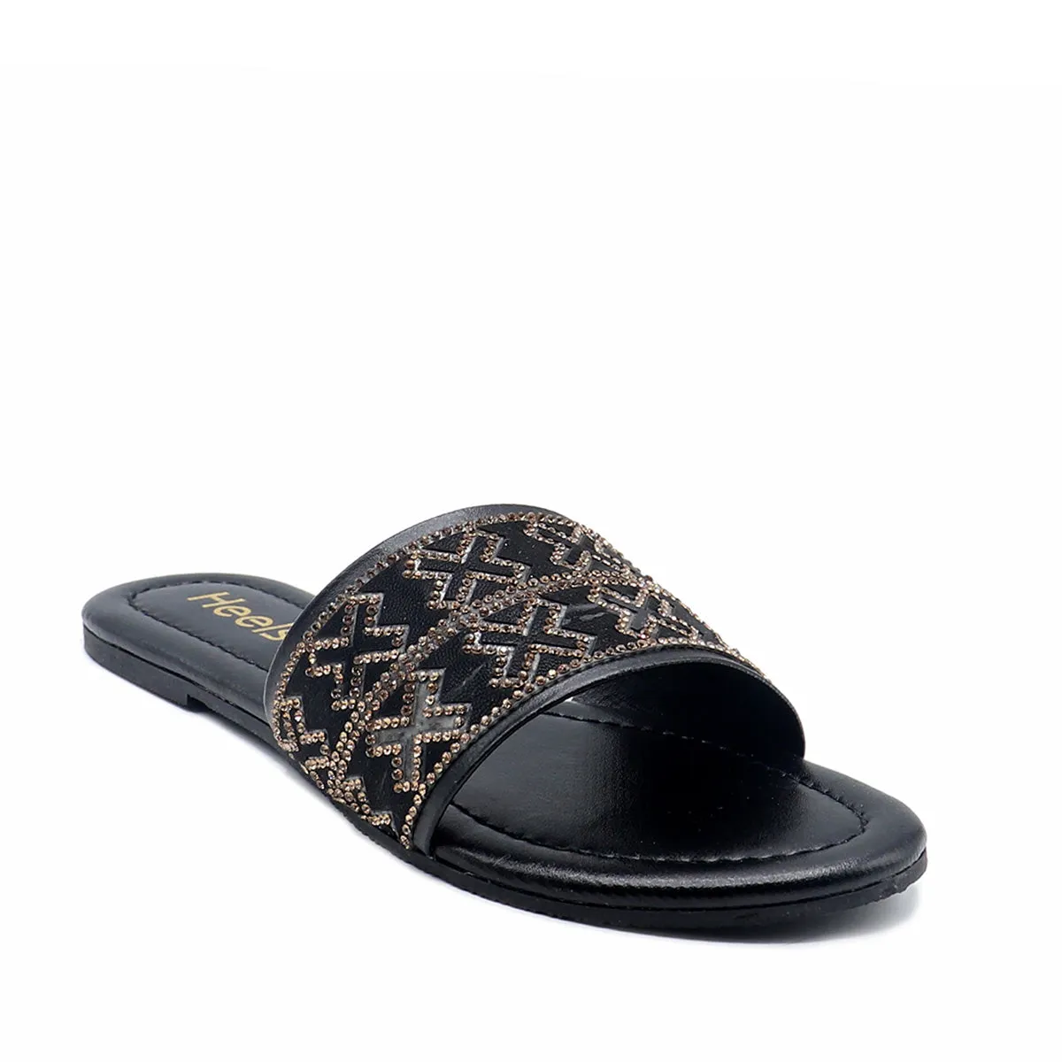 Black Casual Slipper 000382