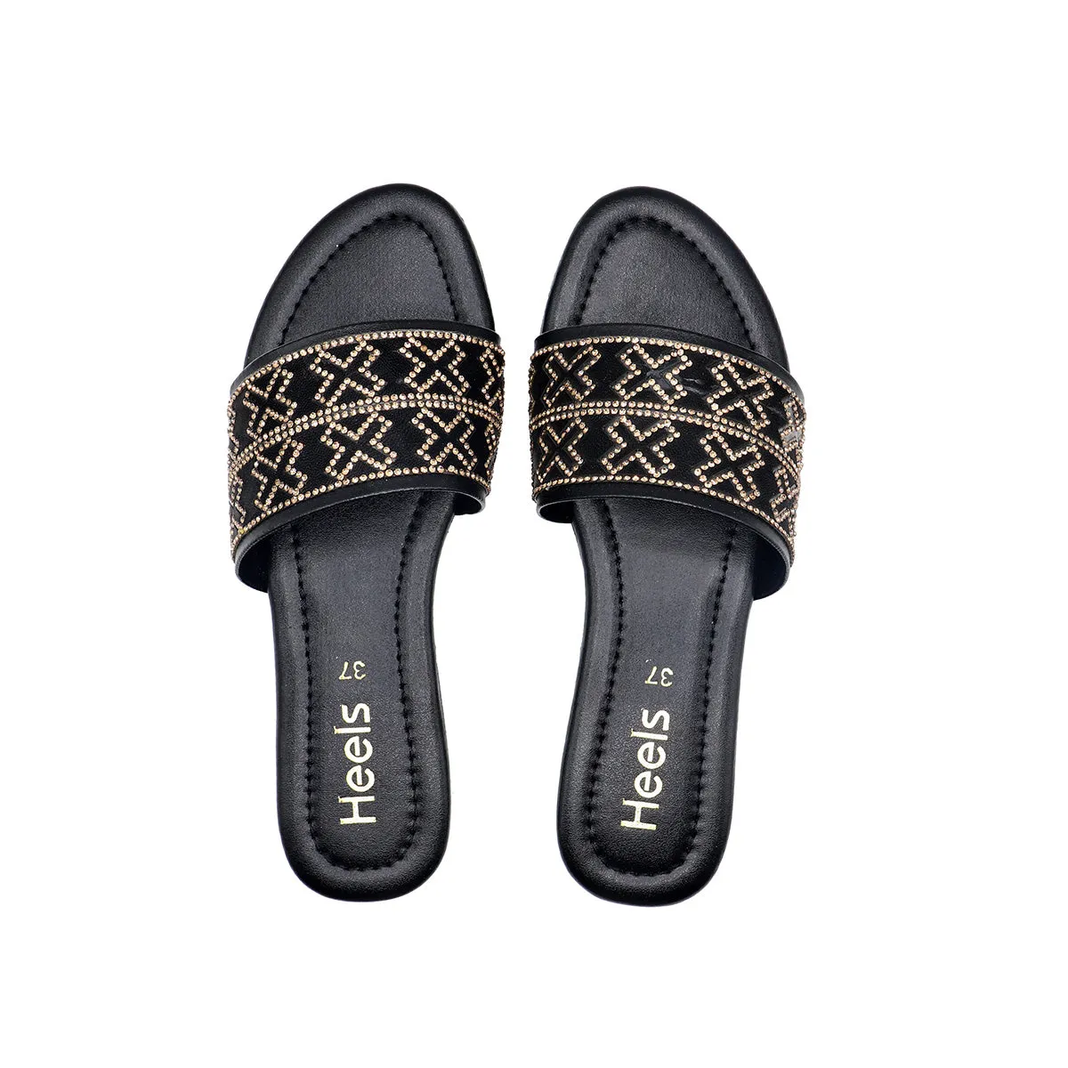 Black Casual Slipper 000382