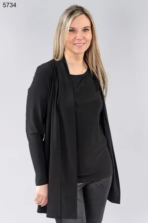 Black Long Sleeve Cardigan