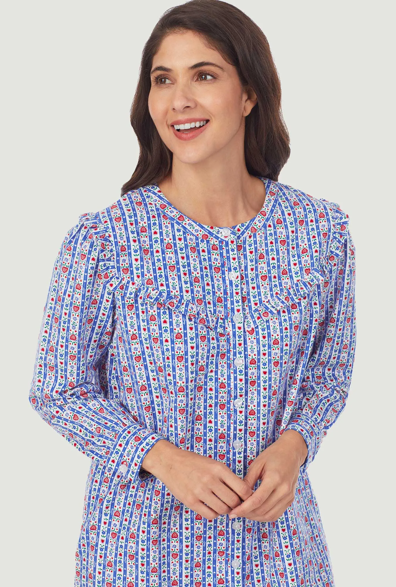 Blue Tyrolean Womens Nightshirt