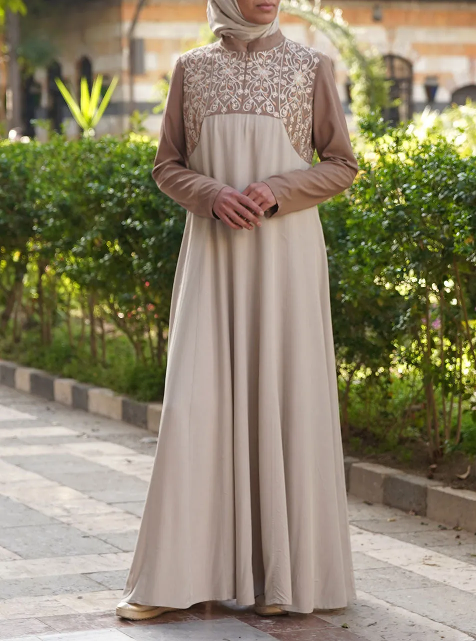 Buhayyah Embroidered Abaya Gown