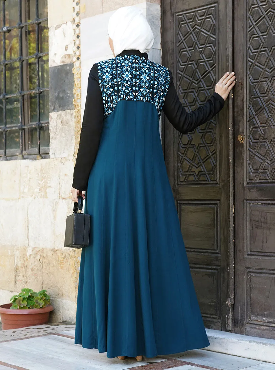 Buhayyah Embroidered Abaya Gown