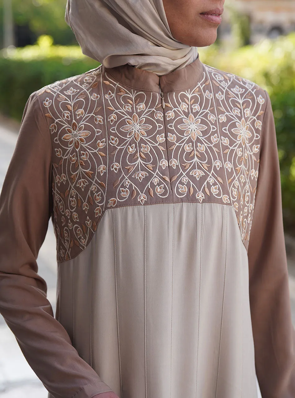 Buhayyah Embroidered Abaya Gown