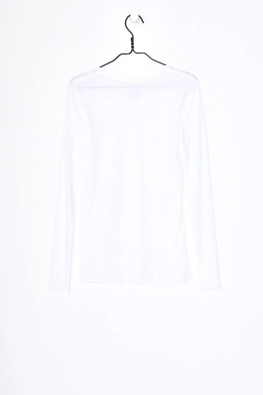 Building Block Long Sleeve Top - White