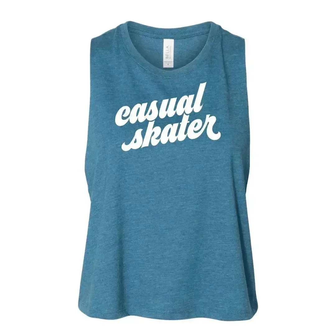 Casual Skater Racerback Crop