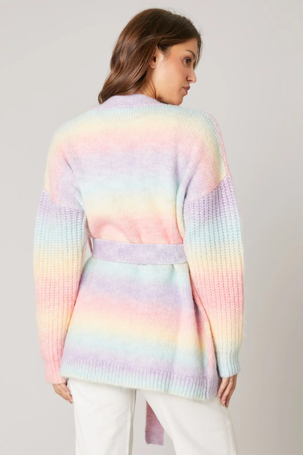 Cielo Rainbow Knit Robe Cardigan