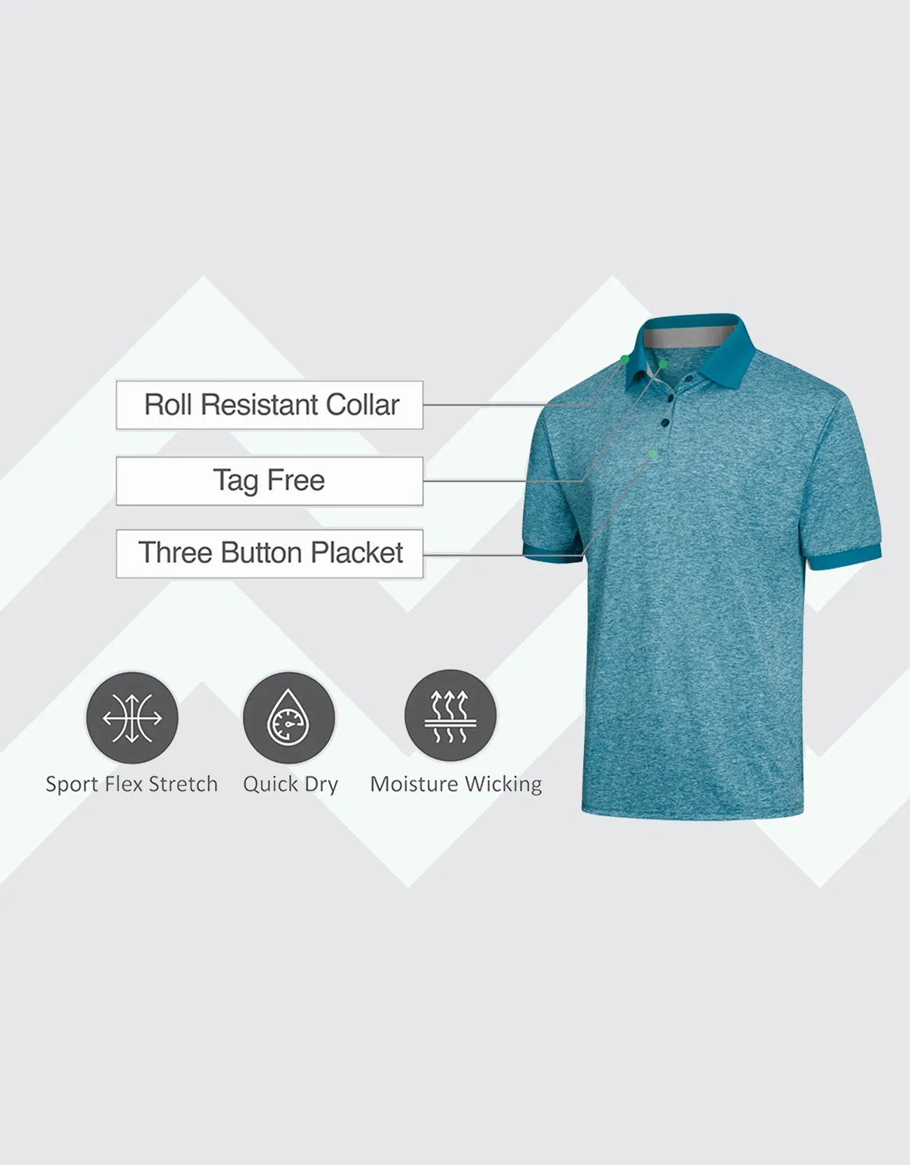 Designer Golf Polo Shirt