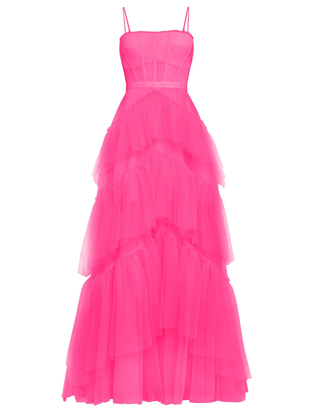 DIDA Tulle Dress in Fuchsia