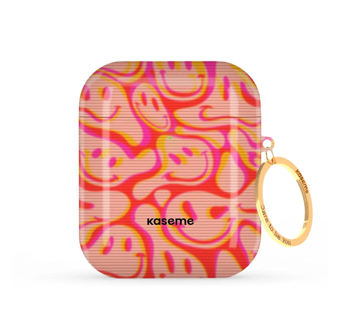 Dystopia red AirPods Case