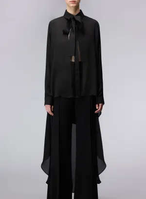 ELIE SAAB Long Silk Shirt