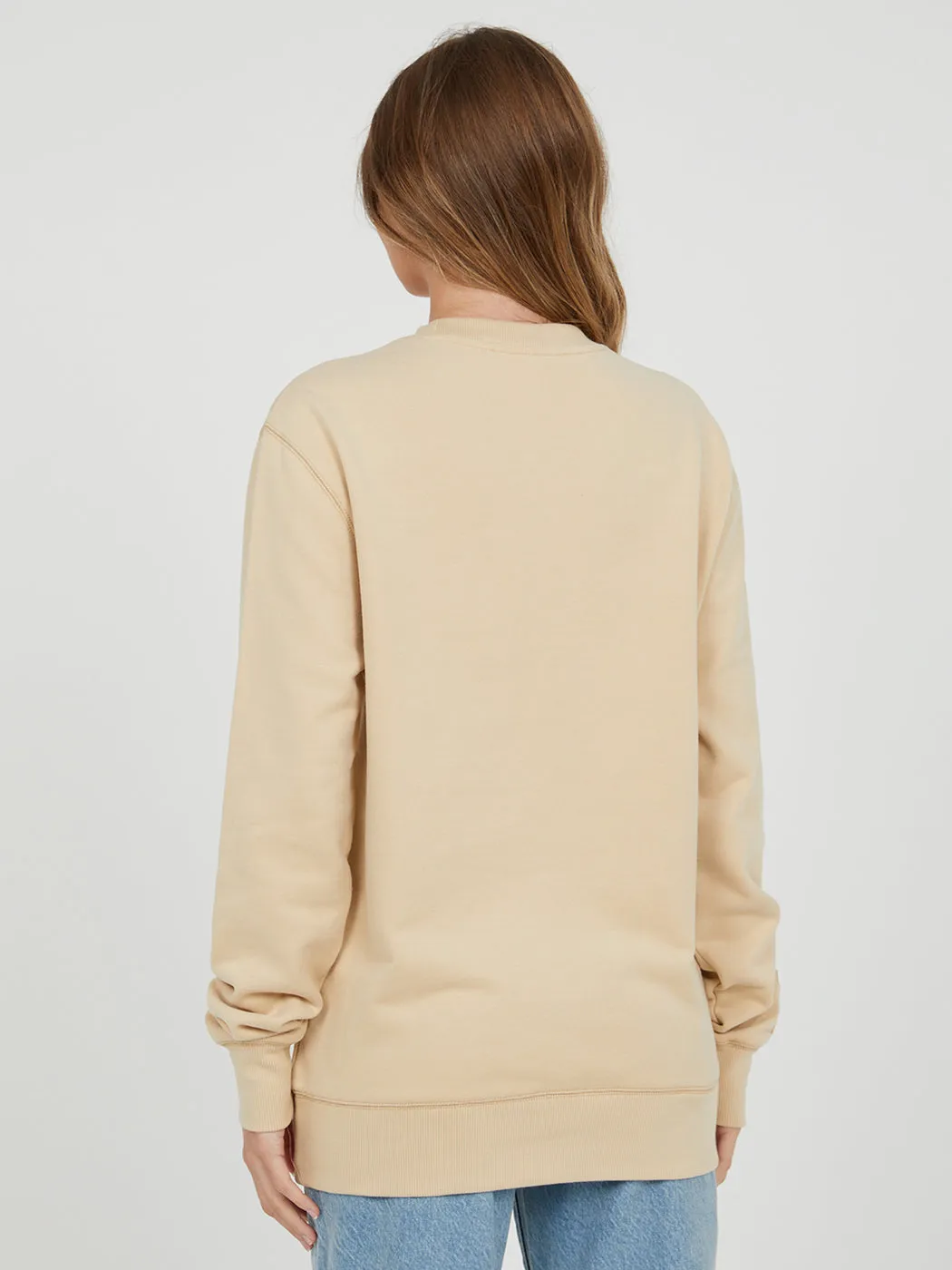 Essential Organic Cotton Crew - Tan (Unisex)