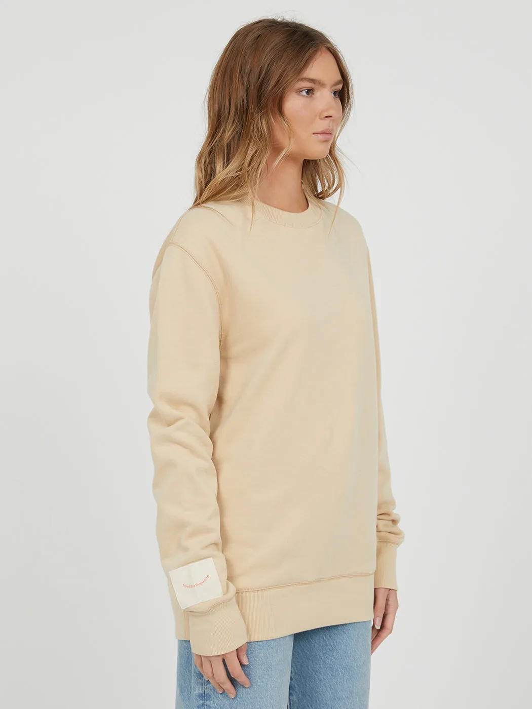 Essential Organic Cotton Crew - Tan (Unisex)