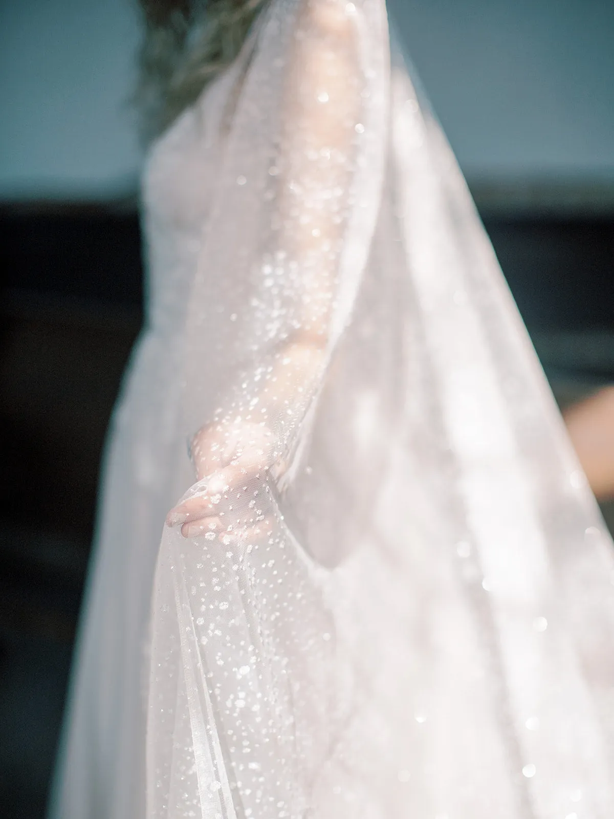 GALAXY | Bridal Veil with Sparkle