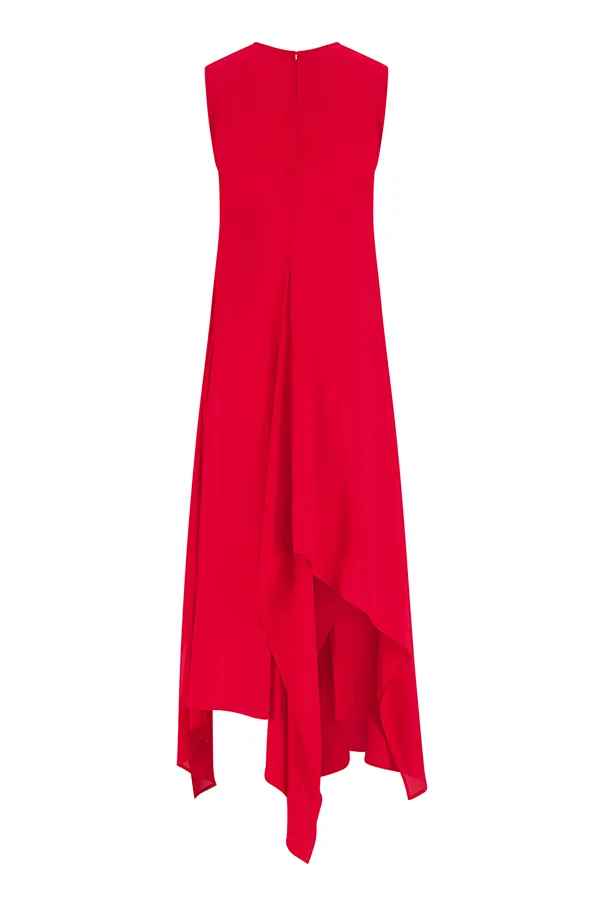 Hari Dress in Vermillion