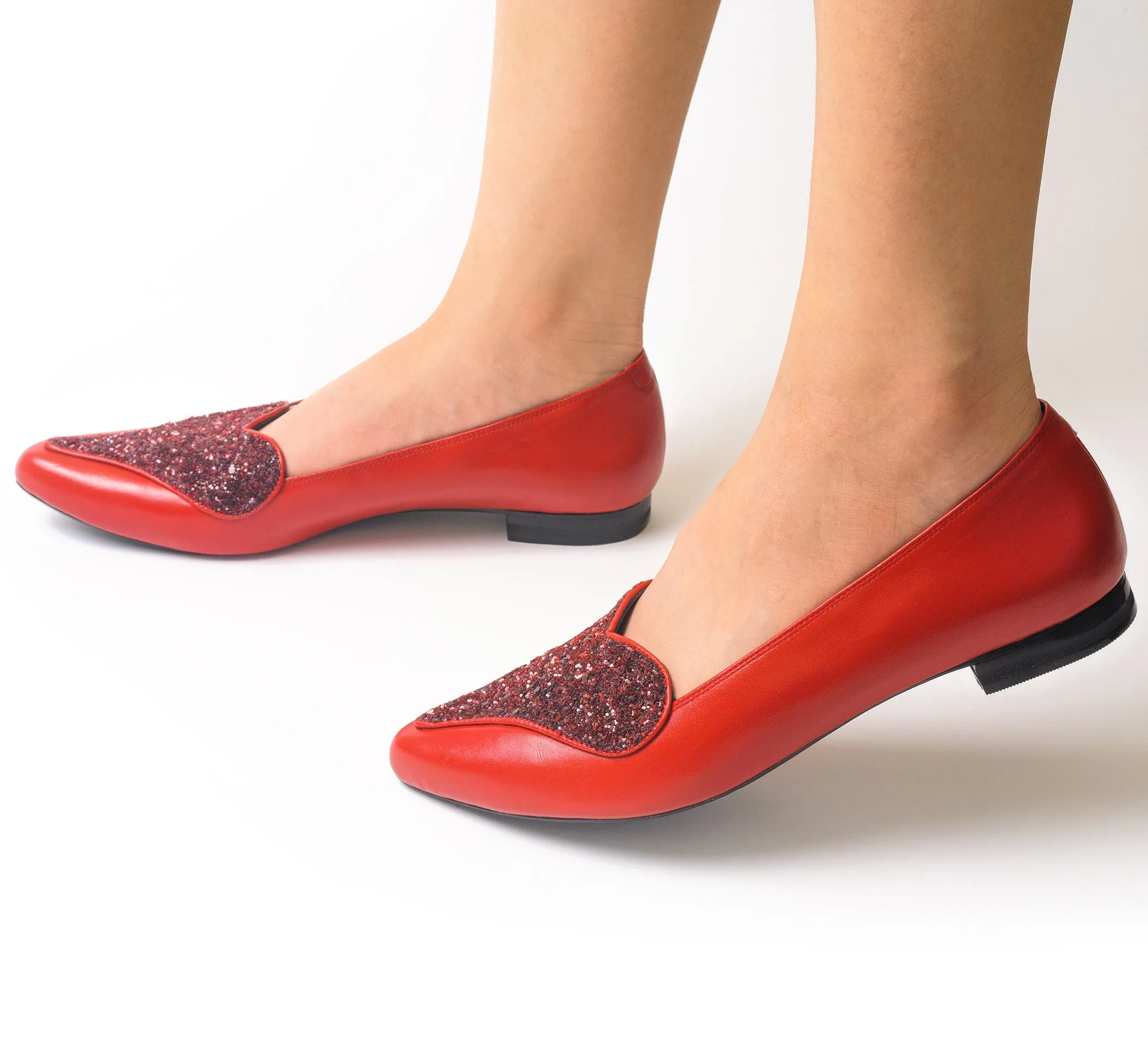 Inina Flats - Scarlet Red