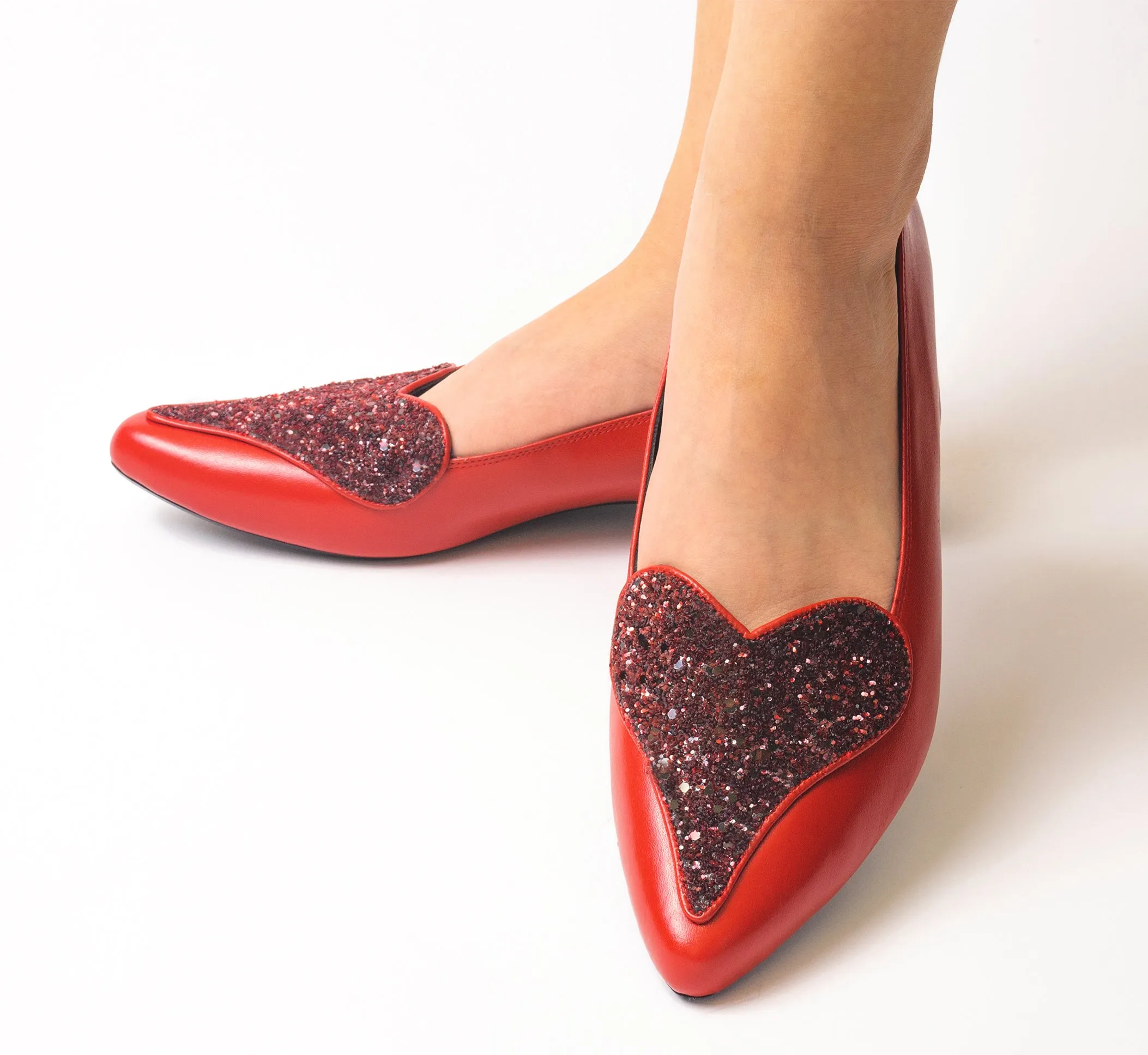 Inina Flats - Scarlet Red