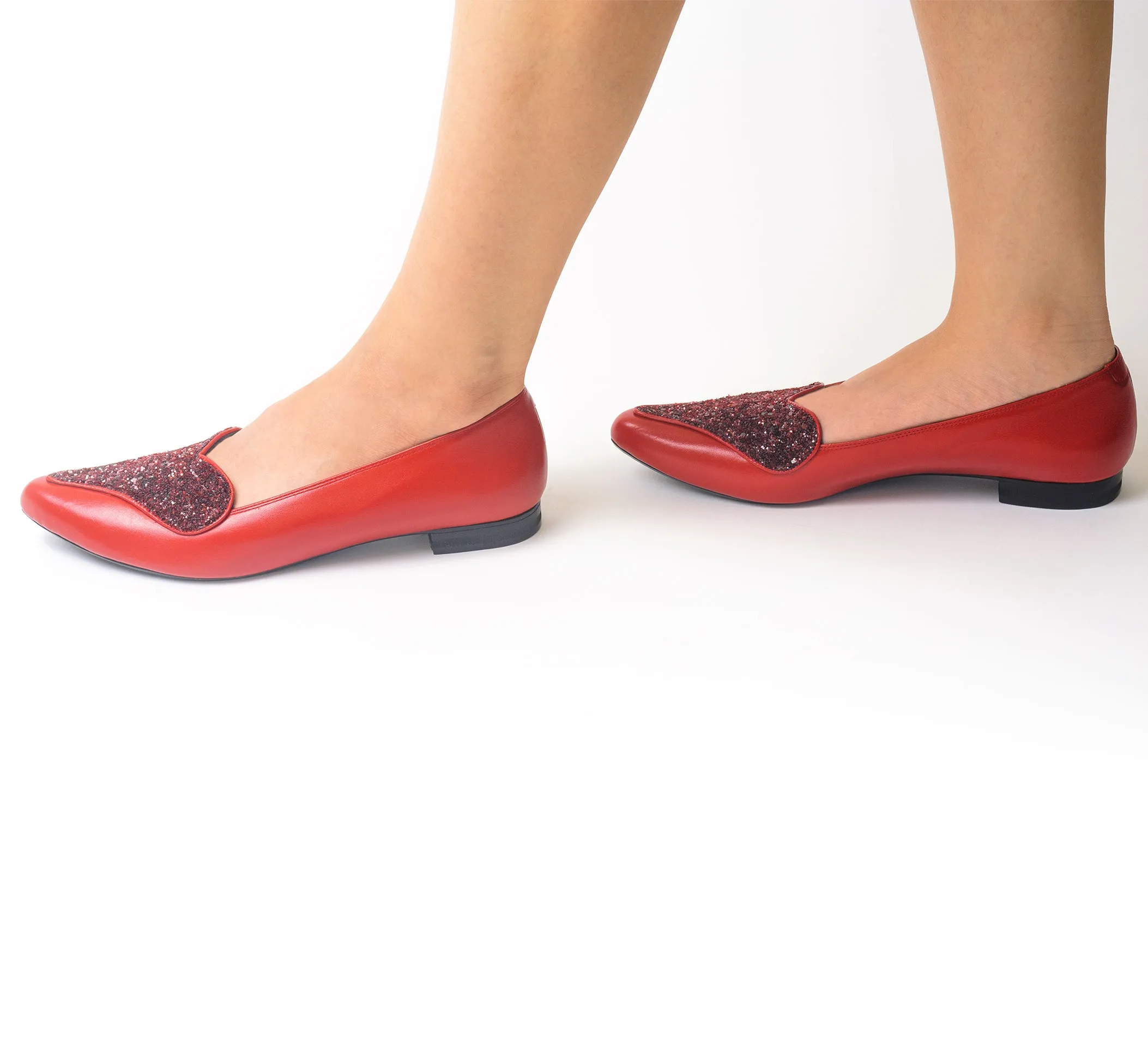 Inina Flats - Scarlet Red