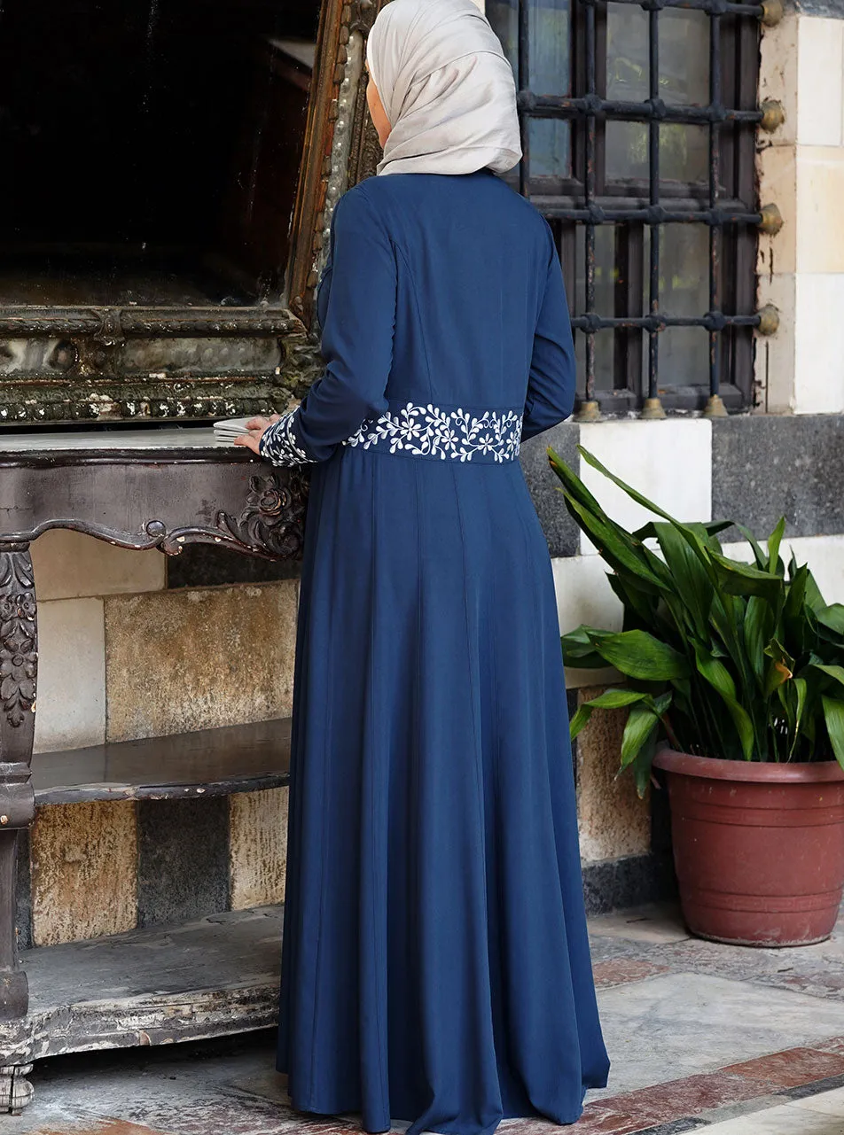 Jamilah Embroidered Abaya Gown