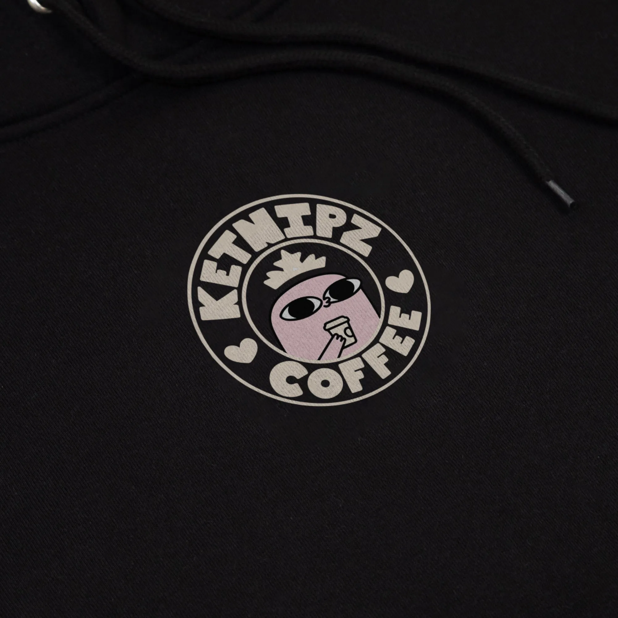 Ketnipz Caffeine Appreciation Club Black Hoodie