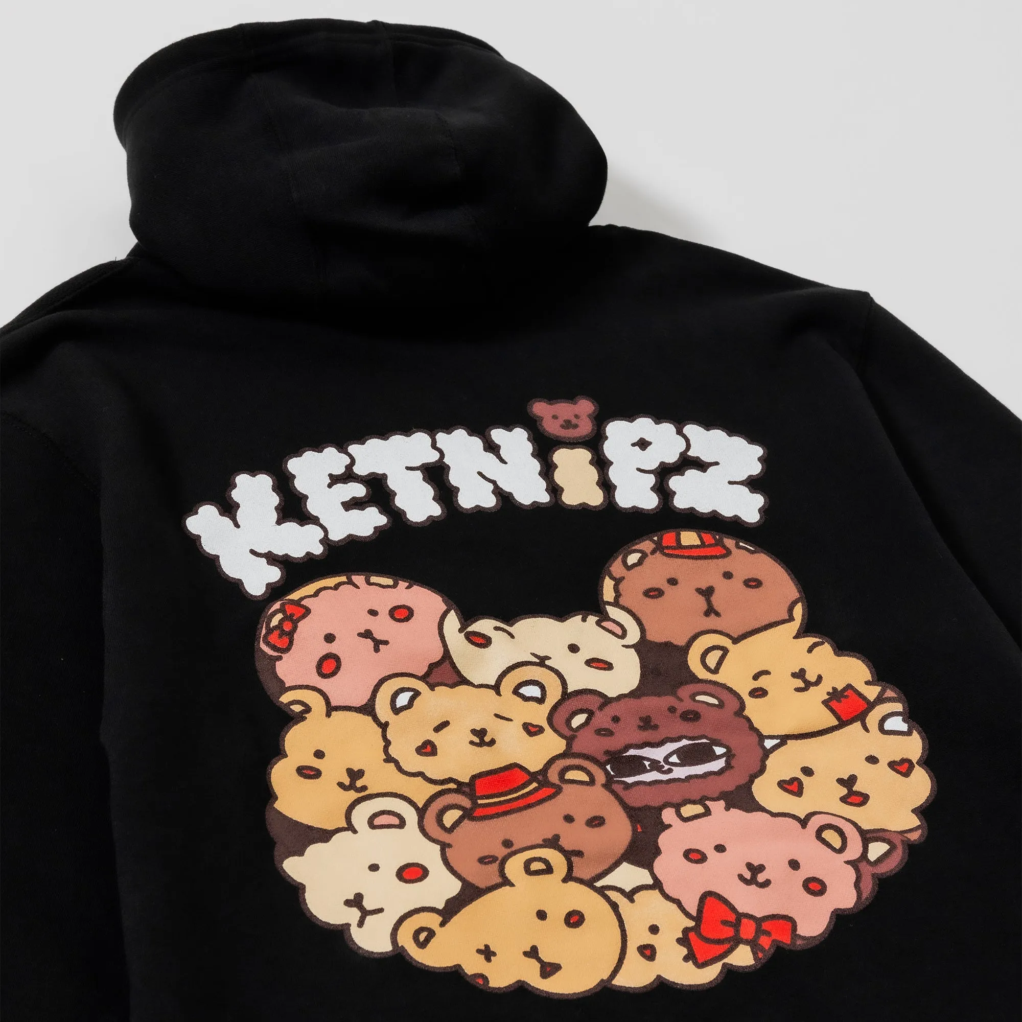 Ketnipz Teddy Bean Black Hoodie