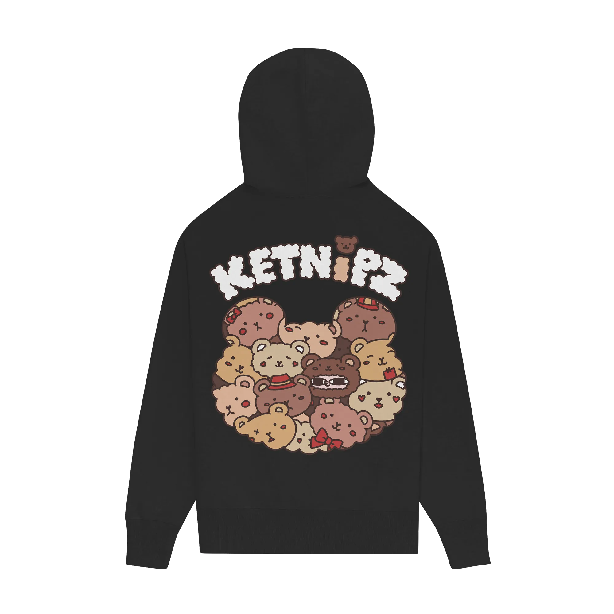 Ketnipz Teddy Bean Black Hoodie