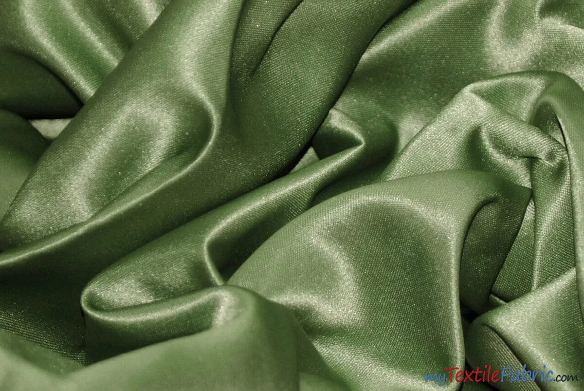 L'Amour Satin Fabric - Polyester Matte Satin - Peau De Soie - 60&#34; Wide - Sample Swatch - Wedding Dress, Tablecloth, Multiple Colors