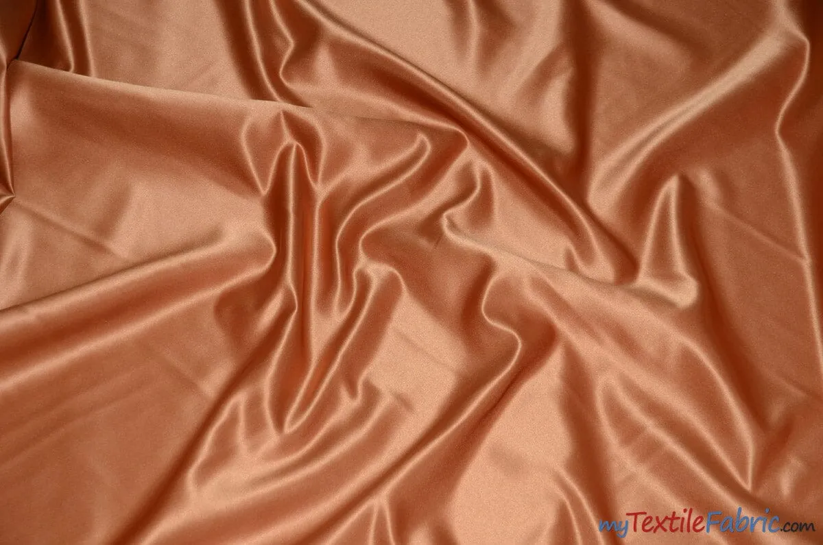 L'Amour Satin Fabric - Polyester Matte Satin - Peau De Soie - 60&#34; Wide - Sample Swatch - Wedding Dress, Tablecloth, Multiple Colors