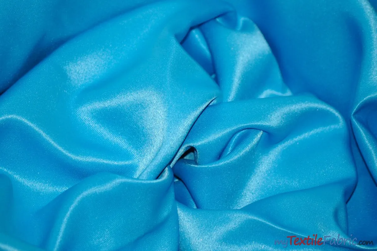 L'Amour Satin Fabric - Polyester Matte Satin - Peau De Soie - 60&#34; Wide - Sample Swatch - Wedding Dress, Tablecloth, Multiple Colors