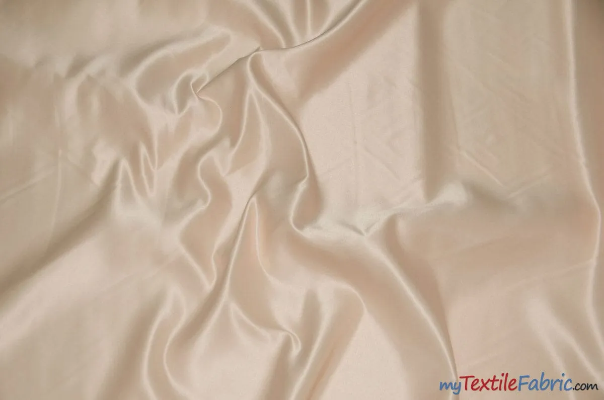 L'Amour Satin Fabric - Polyester Matte Satin - Peau De Soie - 60&#34; Wide - Sample Swatch - Wedding Dress, Tablecloth, Multiple Colors