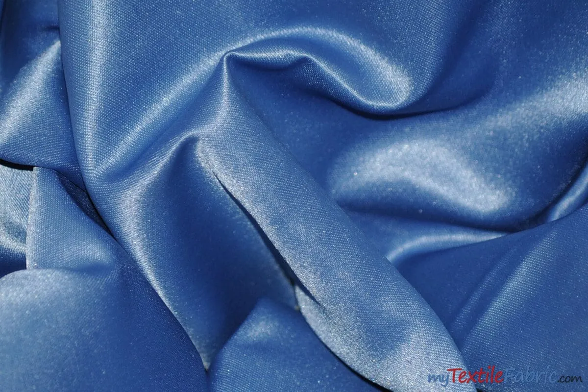 L'Amour Satin Fabric - Polyester Matte Satin - Peau De Soie - 60&#34; Wide - Sample Swatch - Wedding Dress, Tablecloth, Multiple Colors